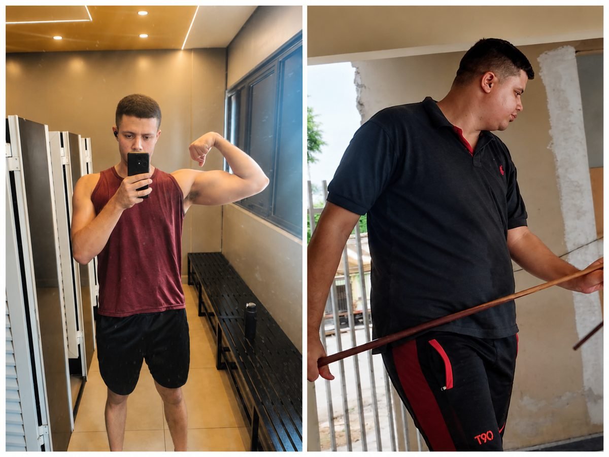 Gabriel: transformação de 130kg para 90kg com o método do Rafael Camargo